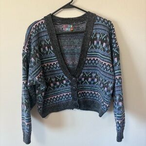 Vintage Paris Sport Club Cardigan L